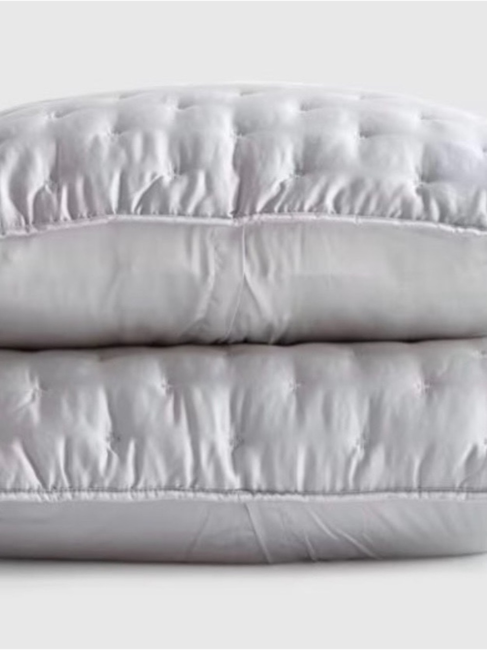 Quince Bamboo Dream Quilted Sham Set in Light Grey